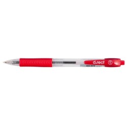 Długopis Automatyczny D.Rect 294 Czerwony 0,7mm