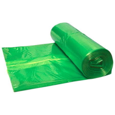 Worki na śmieci LDPE 60l 50szt zielone