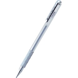 Długopis Żelowy Pentel Hybrid Roller K118 Srebrny