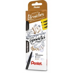 Zestaw pisaków permanentnych Pentel Touch Brush Pen Niezmywalne Opowieści